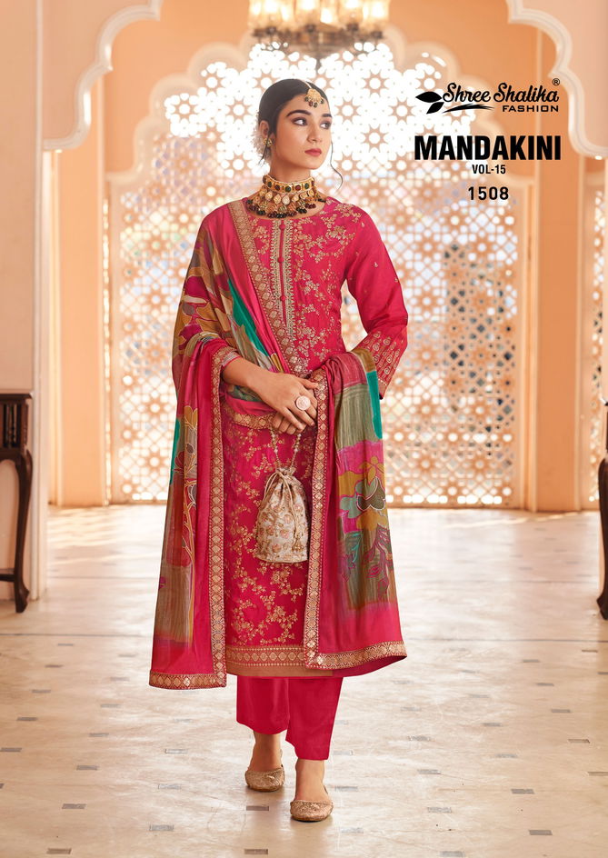 Mandakini Vol 15 By Shree Shalika Viscose Designer Salwar Kameez Suppliers In India